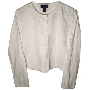 Willow Ridge White Button Up Top